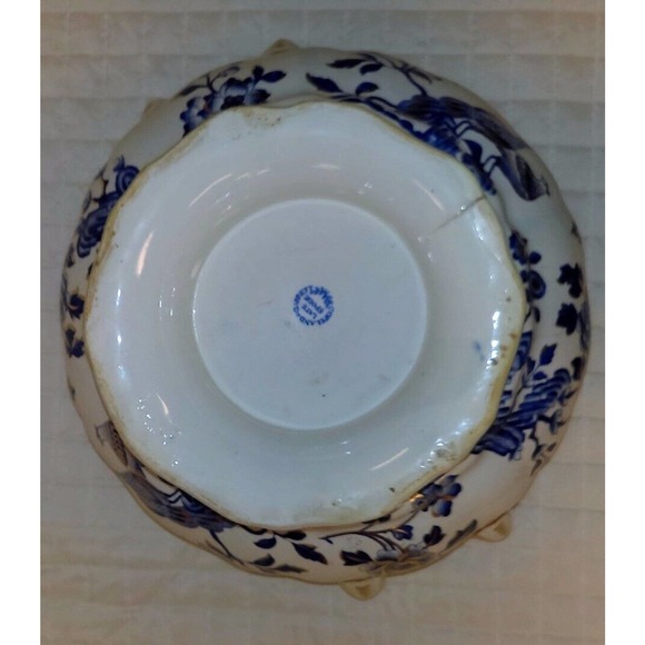 Gorgeous SOUP TUREEN Copeland & Garret Late Spode Blue w gilt bowl & under plate - Picture 7 of 12